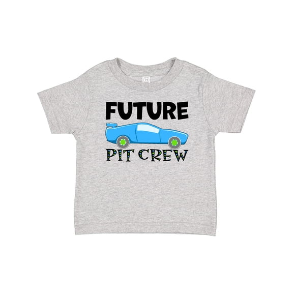 Inktastic Future Pit Crew Blue Race Car Boys or Girls Baby T-Shirt