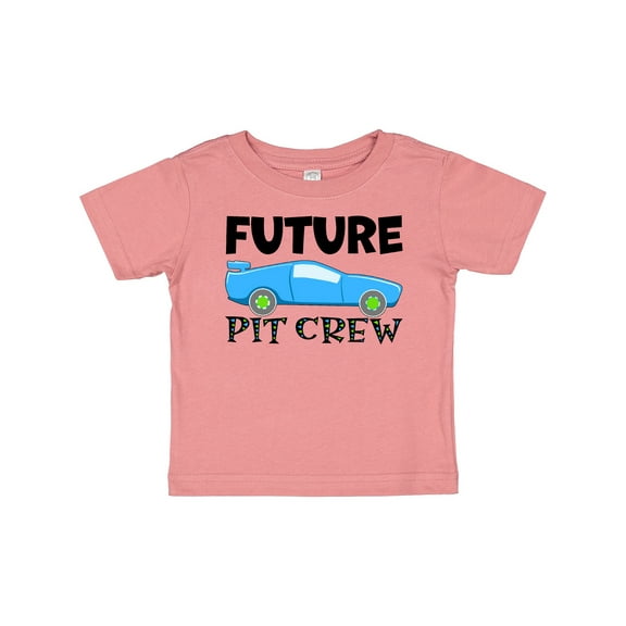 Inktastic Future Pit Crew Blue Race Car Boys or Girls Baby T-Shirt