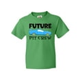 thumbnail image 1 of Inktastic Future Pit Crew Blue Race Car Youth T-Shirt, 1 of 5