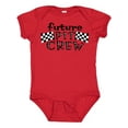 thumbnail image 1 of Inktastic Future Pit Crew Racing Flags Boys or Girls Baby Bodysuit, 1 of 5