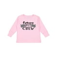 thumbnail image 1 of Inktastic Future Pit Crew Racing Flags Boys or Girls Long Sleeve Toddler T-Shirt, 1 of 5