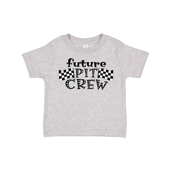 Inktastic Future Pit Crew Racing Flags Boys or Girls Toddler T-Shirt