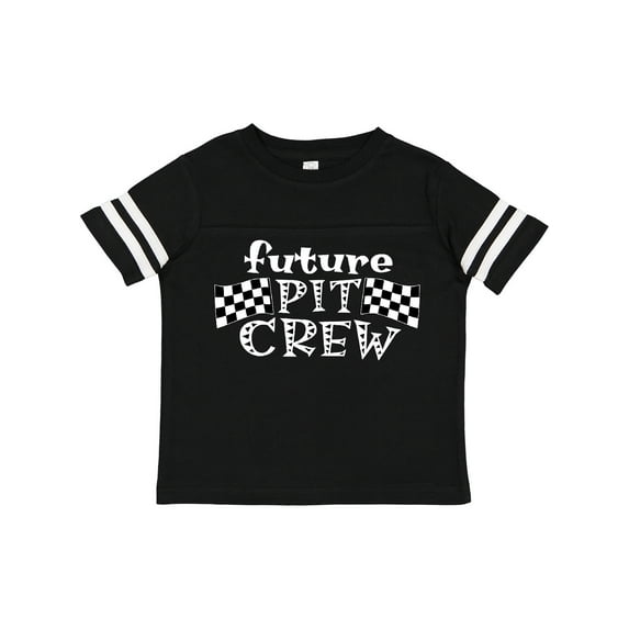 Inktastic Future Pit Crew Racing Flags Boys or Girls Toddler T-Shirt