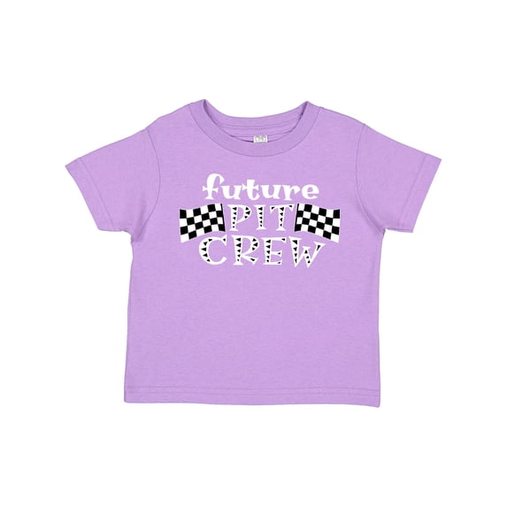 Inktastic Future Pit Crew Racing Flags Boys or Girls Toddler T-Shirt