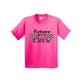 thumbnail image 1 of Inktastic Future Pit Crew Racing Flags Youth T-Shirt, 1 of 5