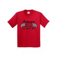 thumbnail image 1 of Inktastic Future Pit Crew Racing Flags Youth T-Shirt, 1 of 5