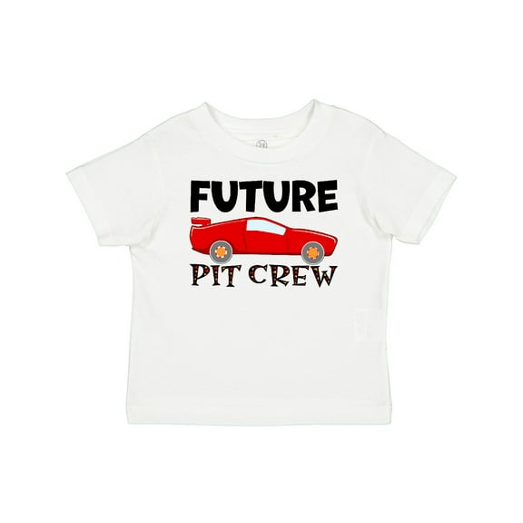 Inktastic Future Pit Crew Red Race Car Boys or Girls Baby T-Shirt