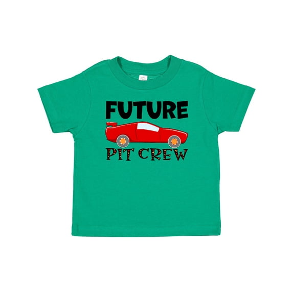 Inktastic Future Pit Crew Red Race Car Boys or Girls Baby T-Shirt