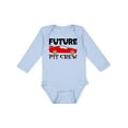 thumbnail image 1 of Inktastic Future Pit Crew Red Race Car Boys or Girls Long Sleeve Baby Bodysuit, 1 of 5
