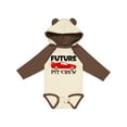 thumbnail image 1 of Inktastic Future Pit Crew Red Race Car Boys or Girls Long Sleeve Baby Bodysuit, 1 of 5