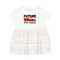 thumbnail image 1 of Inktastic Future Pit Crew Red Race Car Girls Baby Dress, 1 of 5