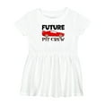 thumbnail image 1 of Inktastic Future Pit Crew Red Race Car Girls Baby Dress, 1 of 5