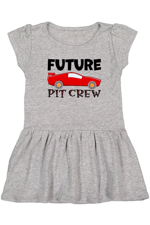 Future Pit Crew Red Race Car Girls Toddler Dress