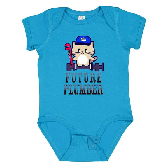 Inktastic Future Plumber Baby Boy Boys Baby Bodysuit