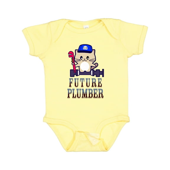 Inktastic Future Plumber Baby Boy Boys Baby Bodysuit