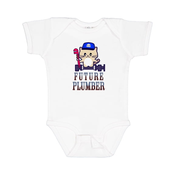 Inktastic Future Plumber Baby Boy Boys Baby Bodysuit