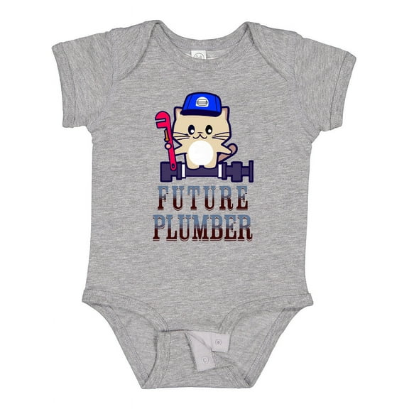 Inktastic Future Plumber Baby Boy Boys Baby Bodysuit