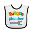 thumbnail image 1 of Inktastic Future Plumber Boys Baby Bib, 1 of 4