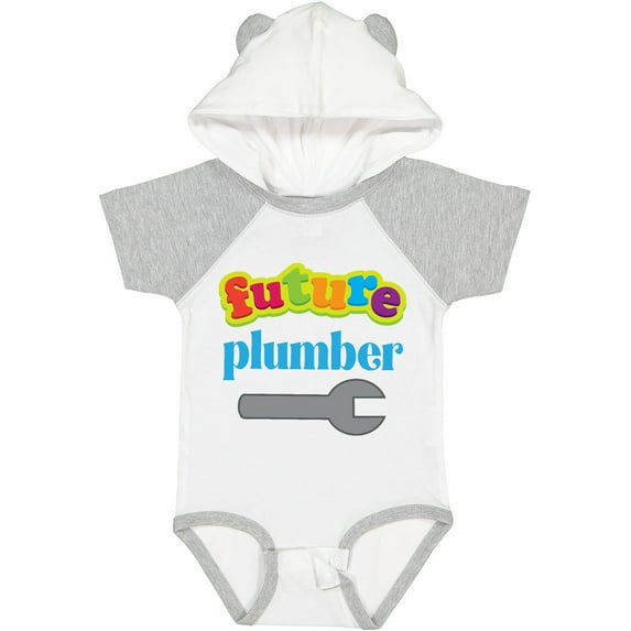 Inktastic Future Plumber Boys Baby Bodysuit