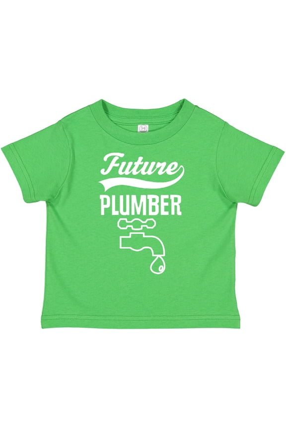Future Plumber Childs Plumbing Boys or Girls Toddler T-Shirt