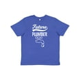thumbnail image 1 of Inktastic Future Plumber Childs Plumbing Youth T-Shirt, 1 of 5