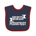 thumbnail image 1 of Inktastic Future Podiatrist Foot Doctor Boys or Girls Baby Bib, 1 of 4
