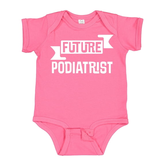 Inktastic Future Podiatrist Foot Doctor Boys or Girls Baby Bodysuit