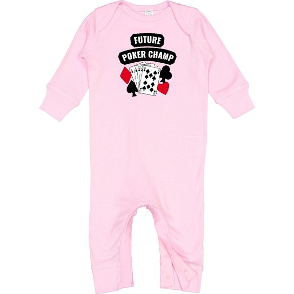 Inktastic Future Poker Champ Baby Romper Coveralls