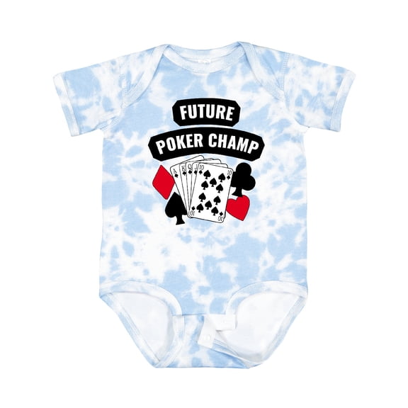 Inktastic Future Poker Champ Boys or Girls Baby Bodysuit