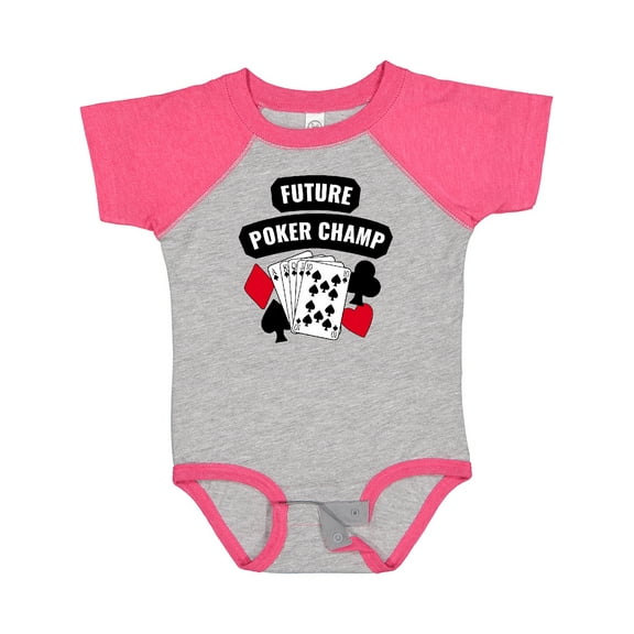 Inktastic Future Poker Champ Boys or Girls Baby Bodysuit