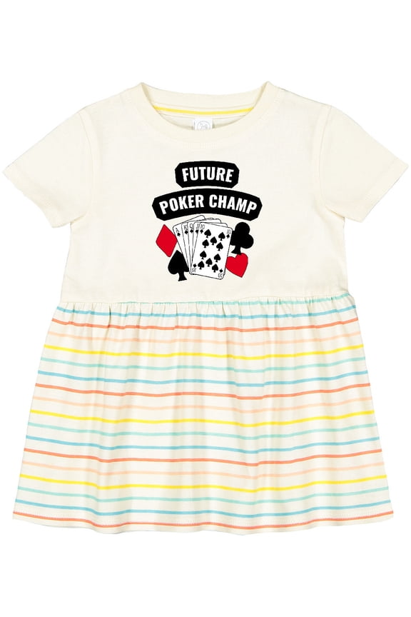 Future Poker Champ Girls Baby Dress