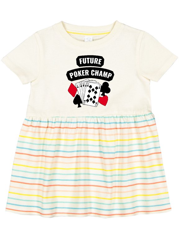 Future Poker Champ Girls Baby Dress