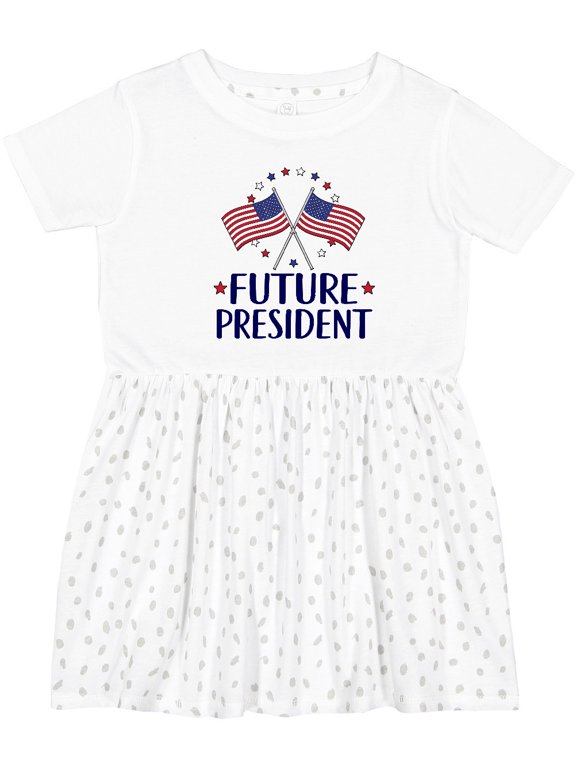 Future President 2028 Election Girls Toddler Dress