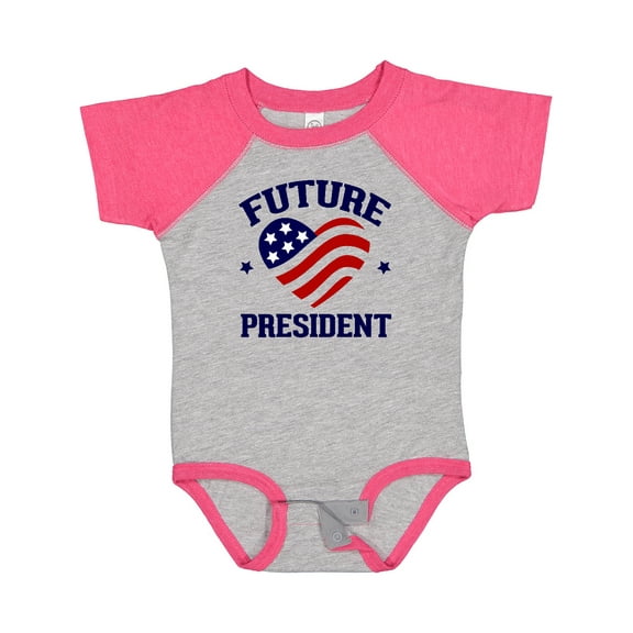 Inktastic Future President Boys or Girls Baby Bodysuit