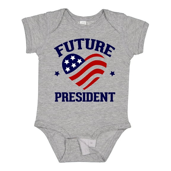 Inktastic Future President Boys or Girls Baby Bodysuit
