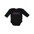 thumbnail image 1 of Inktastic Future President Boys or Girls Long Sleeve Baby Bodysuit, 1 of 5