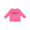 thumbnail image 1 of Inktastic Future President Boys or Girls Long Sleeve Toddler T-Shirt, 1 of 5