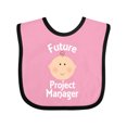 thumbnail image 1 of Inktastic Future Project Manager Occupation Boys or Girls Baby Bib, 1 of 4
