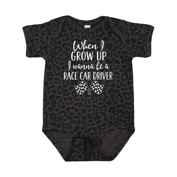 Inktastic Future Race Car Driver Childs Boys Baby Bodysuit