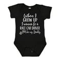 thumbnail image 1 of Inktastic Future Race Car Driver Like Daddy Boys Baby Bodysuit, 1 of 5