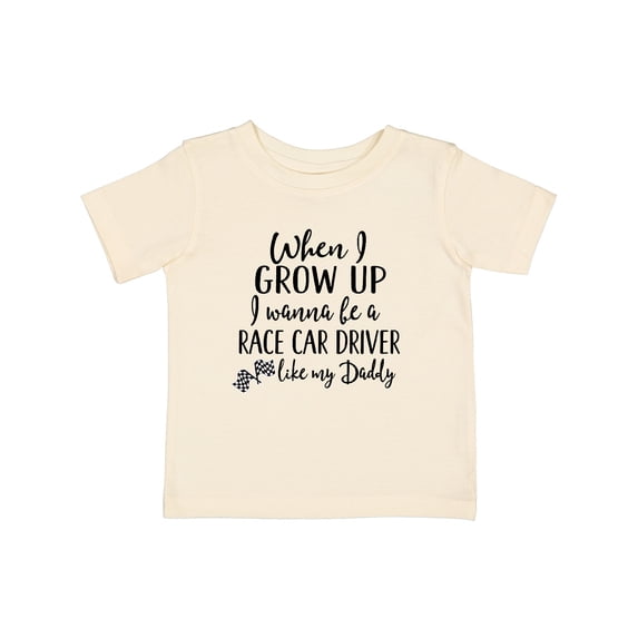 Inktastic Future Race Car Driver Like Daddy Boys Baby T-Shirt