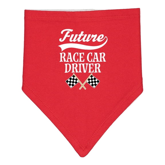 Inktastic Future Race Car Driver Racing Baby Bandana Bib