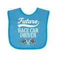 thumbnail image 1 of Inktastic Future Race Car Driver Racing Boys Baby Bib, 1 of 4
