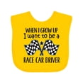 thumbnail image 1 of Inktastic Future Race Car Driver Racing Boys Baby Bib, 1 of 4