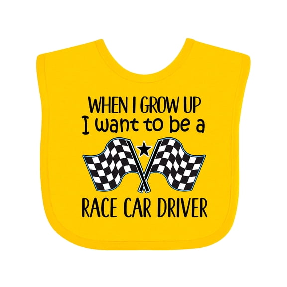 Inktastic Future Race Car Driver Racing Boys Baby Bib