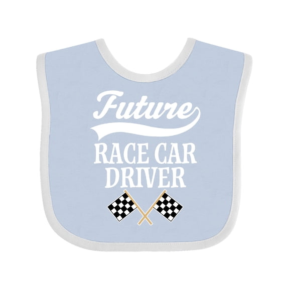 Inktastic Future Race Car Driver Racing Boys Baby Bib
