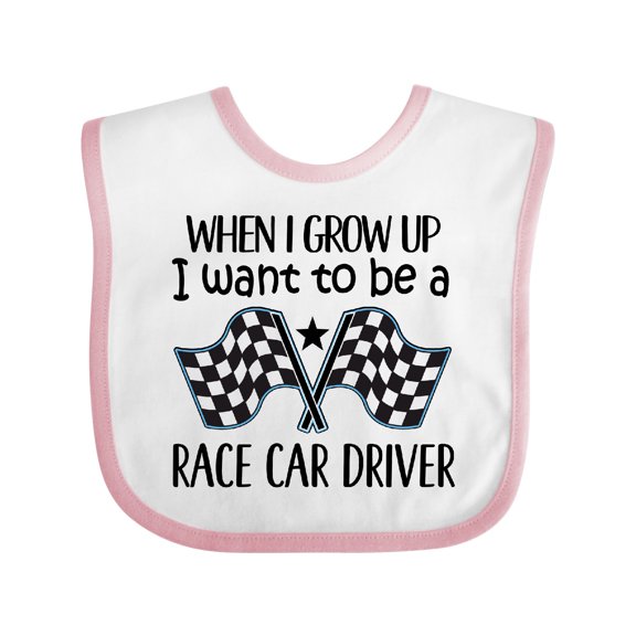 Inktastic Future Race Car Driver Racing Boys Baby Bib