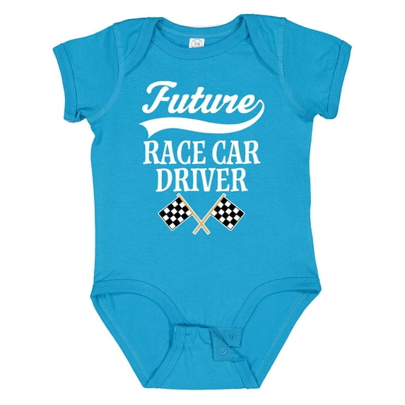 Inktastic Future Race Car Driver Racing Boys Baby Bodysuit