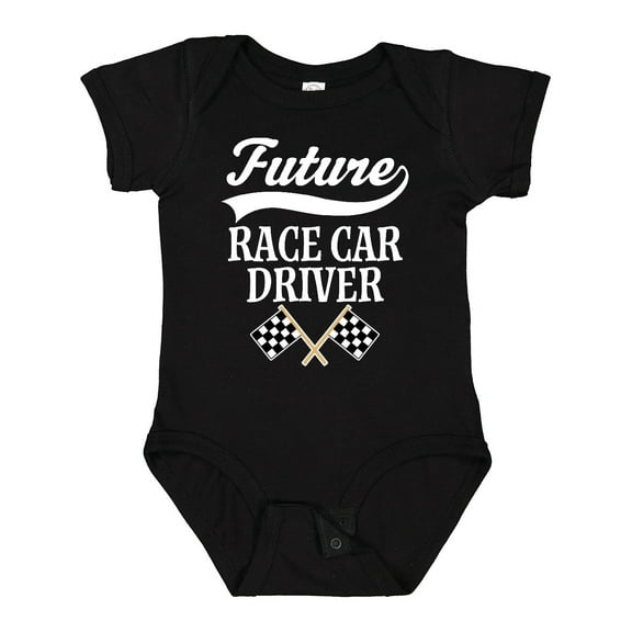 Inktastic Future Race Car Driver Racing Boys Baby Bodysuit
