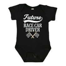 Inktastic Future Race Car Driver Racing Boys Baby Bodysuit